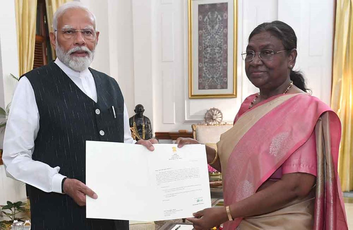 नरेन्द्र मोदी तेस्रो पटक भारतको प्रधानमन्त्री नियुक्त 