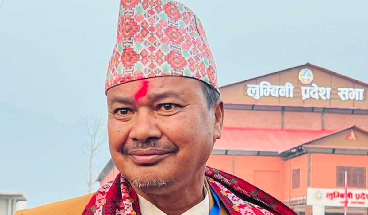 लुम्बिनी प्रदेशका मुख्यमन्त्री चौधरीले  चैत २२ गते  विश्वासको मत लिँदै