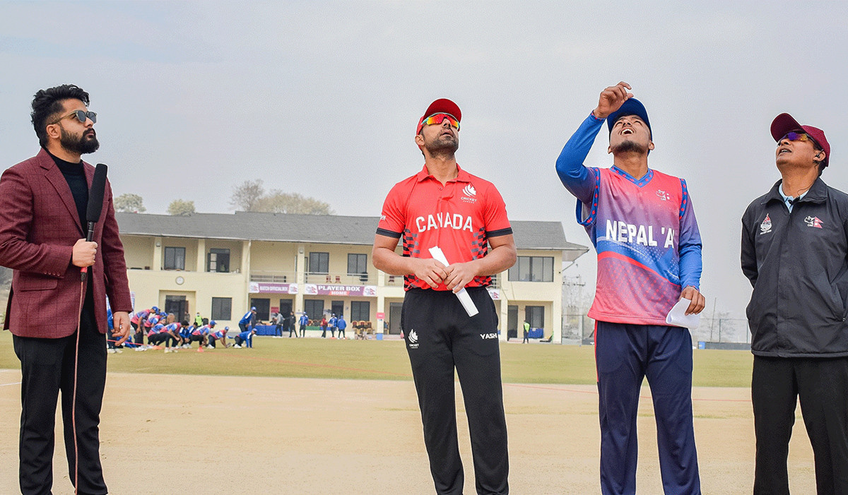 एकदिवसीय क्रिकेट : नेपालले टस जितेर पहिला बलिङ गर्दै