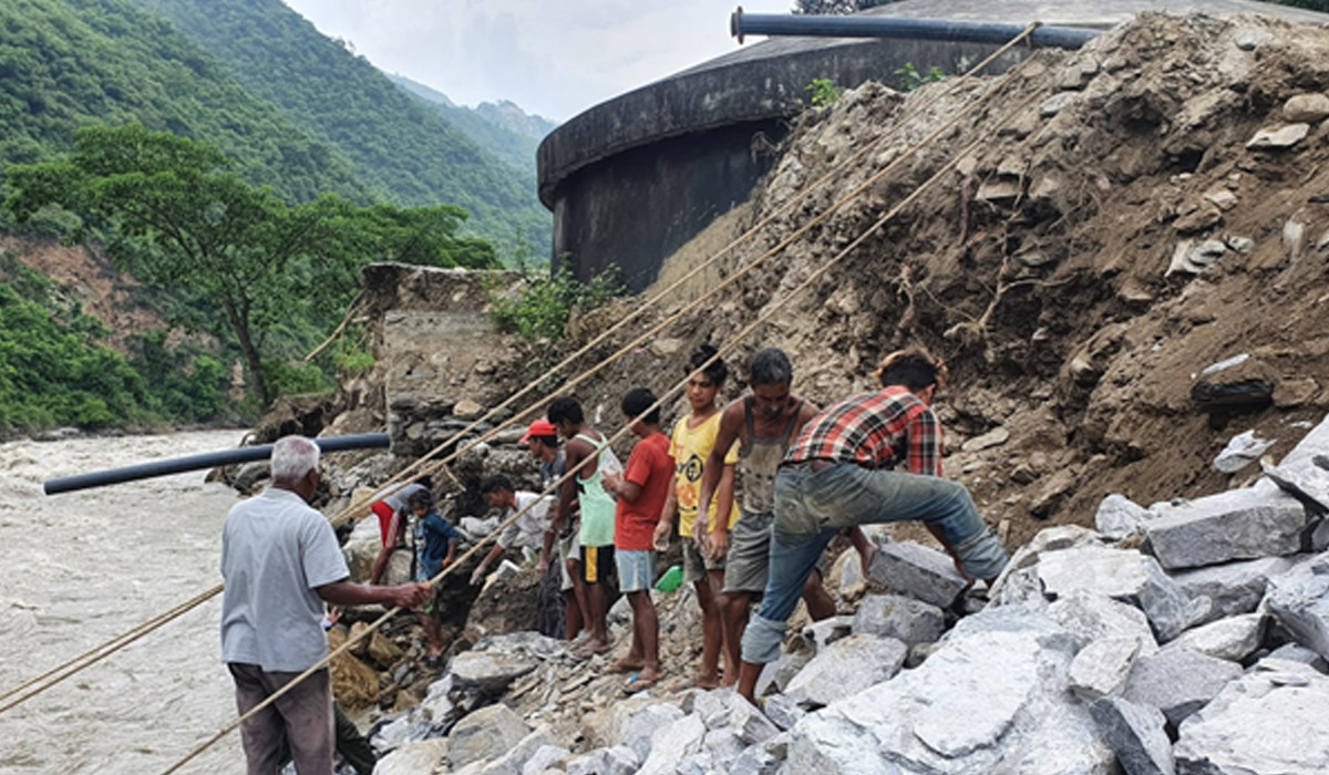 आलेखः विपद्ले लम्बिए निर्माणाधीन बृहत् खानेपानी आयोजना