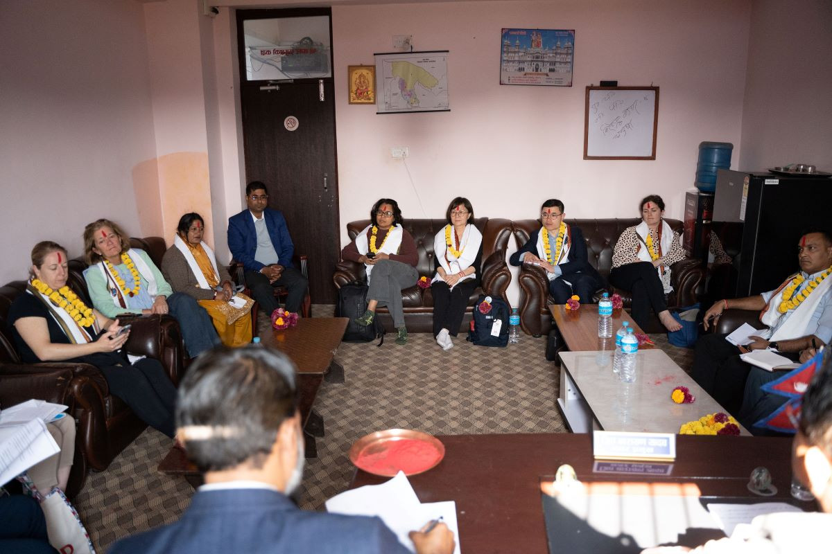 Plan CEO Simpson Visits Janakpur, Holds Discussions with Chief Minister and Local Representatives