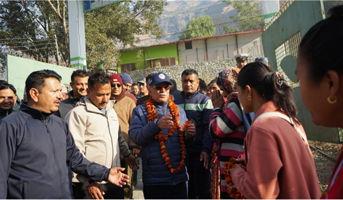 म्याग्दीको पूर्वाधार र पर्यटन विकासमा मेरो ध्यान गएको छ : अध्यक्ष दाहाल