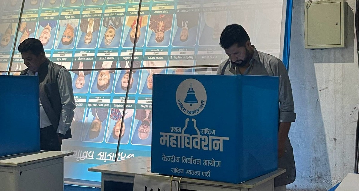 रास्वपा निर्वाचनमा १ हजार ३५२ प्रतिनिधिले मतदान गरेनन्