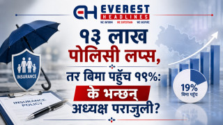 १३ लाख पोलिसी लप्स, तर बिमा पहुँच १९%: के भन्छन् अध्यक्ष पराजुली?