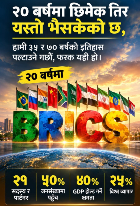 ब्रिक्स सम्मेलनः बहुध्रुवीय विश्व व्यवस्थातर्फको सन्देश, नेपाल भने सहभागिताबाट बाहिर